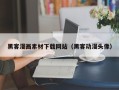 扬州黑客漫画素材下载网站（黑客动漫头像）